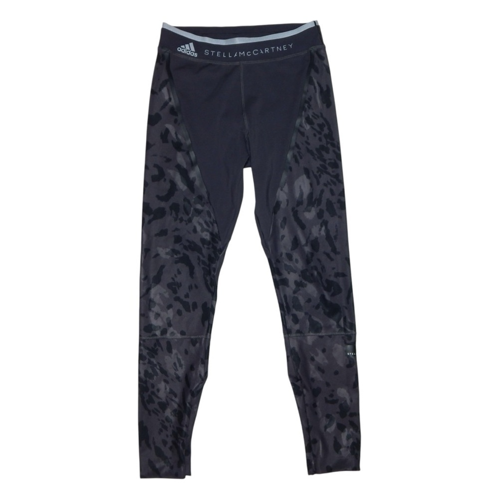 Adidas Stella McCartney Gray Leopard Print Parley Leggings Size Small